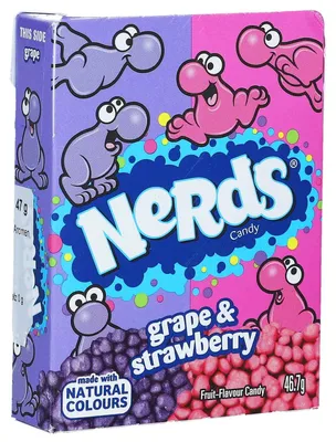 Obrázek produktu pro Nerds - hroznové víno a jahody 46,7 g