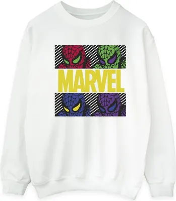 Produktbild von Marvel - Sweatshirt für Herren BI35444 (XXL) (Weiß)