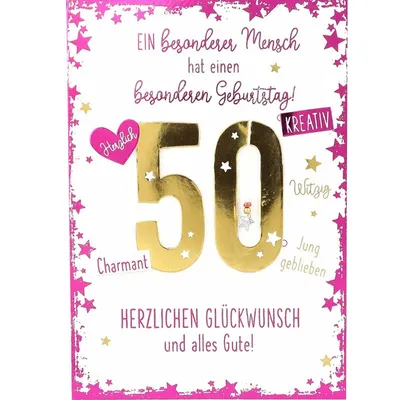 Image de Carte de voeux - 50e anniversaire 3003-05
