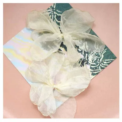 Produktbild von Omgoods - 10 Stück Chiffonblumen zur Dekoration und zum Nähen
