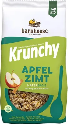 Produktbild von Barnhouse 136247, Haferflocken, 375 g, Apfel