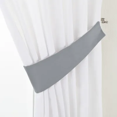 Productafbeelding van Dekoria gordijnklem Victoria, grijs, 12 x 70 cm