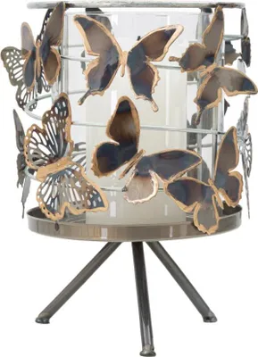 Image de Pièce d'échecs, cheval, résine polypropylène, finition mate, 14x11x27 cm, noir et or, design Mauro Ferretti