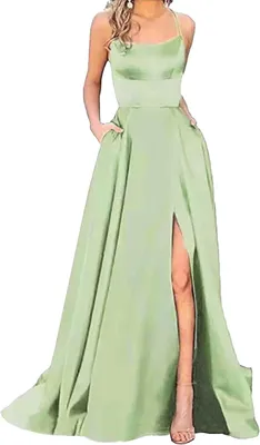Produktbild von HAHAEMMA Elegantes Damen-Abendkleid Ballkleid Lang Maxi Grün 3XL