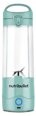 Produktbild von NutriBullet Portable, Sport-Mixer, 0,475 l, Pulsfunktion, Eis-Crusher, Blau