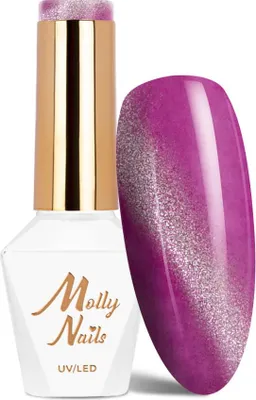 Immagine prodotto di Molly Nails Neon Flashy Cat Eye Smalto ibrido senza HEMA, 8 g, n. 174