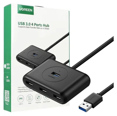 Obrázek produktu pro Ugreen 20290, USB 3.2 Gen 1 (3.1 Gen 1) Type-A, USB 3.2 Gen 1 (3.1 Gen 1) Type-A, 5000 Mbit/s, Černá, 1 kusů