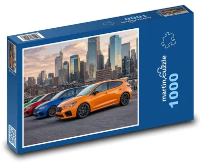 Obrázok produktu pre Puzzle 1000 Športové autá v meste - martinpuzzle