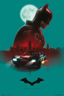 Produktbild von The Batman Poster Hero Robert Pattinson 91,5 x 61 cm