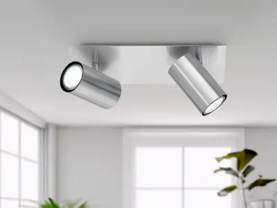 Produktbild von TRIO Anbauleuchte 2x35W HV ni mt GU10 IP20