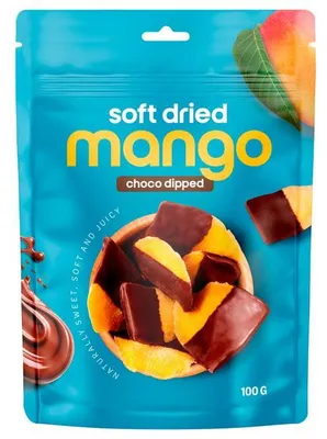 Produktbild von Nordthy Soft Dried Mango Choco Dipped 100g