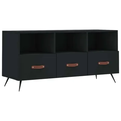 Obrázok produktu pre vidaXL TV skrinka čierna 102x36x50 cm Drevo Materiál