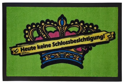 Produktbild von Fußmatte- Schlossbesichtigung 60x40 cm Sauberlaufmatte, Türmatte, Fußabtreter, schmutzmatte