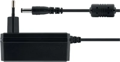Produktbild von DELTACO Netzadapter, 100-240 V AC 50-60 Hz auf 12 V DC, 3 A, 1,5 m - Schwarz