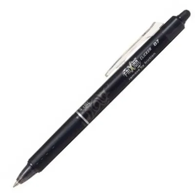 Produktbild von Pilot Frixion Clicker Kugelschreiber – Radierbare Tinte – Schwarz – 0,4 mm – 12er Pack