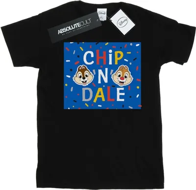 Produktbild von Disney - "Chip N Dale" T-Shirt für Damen BI36719 (XXL) (Schwarz)