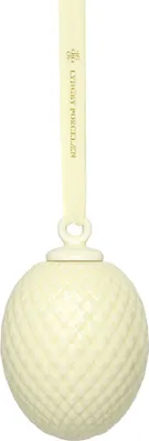 Immagine prodotto di Lyngby Porcelæn - Uovo di Pasqua a rombo, giallo tenue