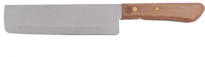 Produktbild von 052 Thailand Küchen-Messer mit Holzgriff 28 cm, 4,5 cm breit, Fleisch Gemüse Messer rostfrei, AAF Nommel ®