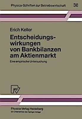 Obrázok produktu pre Entscheidungswirkungen von Bankbilanzen am Aktienmarkt