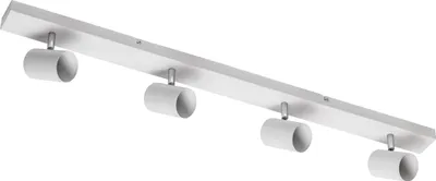 Produktbild von GTV - Deckenleuchte VENETO | moderne Beleuchtung für Büros, Wohnungen und Räume | Deckenlampen Deckenleuchten |4 x GU10 | Rund | Weiss