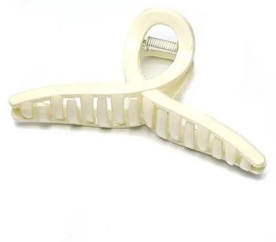 Obrázok produktu pre Veľká biela sponka do vlasov 13 cm, elegantná
