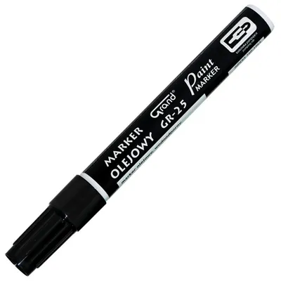 Zdjęcie produktu dla Marker olejowy Grand GR-25 czarny 1 sztuka
