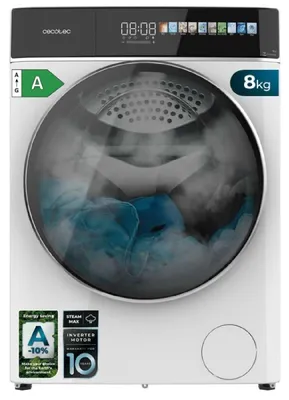 Zdjęcie produktu dla Cecotec Bolero DressCode 8900 Inverter FullColor A, Od przodu, 8 kg, C, 76 dB, 1400 RPM, A