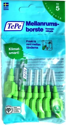 Produktbild von TEPE Interdental Brushes Green Original 0.8mm