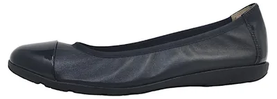 Image de Caprice, chaussures pour femmes, ballerines, couleur noire, style décontracté