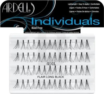 Produktbild von Ardell Duralash Lange Schwarze Falsche Wimpern Set Einzelwimpern 56 Stck