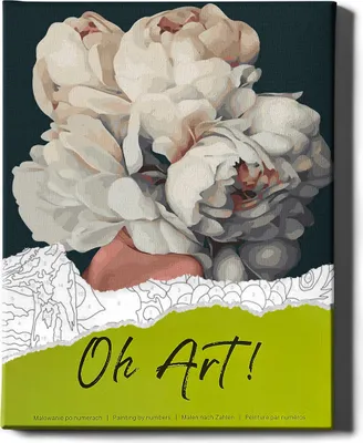 Produktbild von Oh Art! Malen nach Zahlen Set - 40x50cm, mit Holzrahmen und Pinseln - Schnelle Lieferung