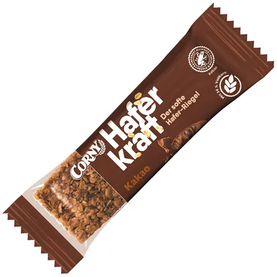 Immagine prodotto di Barretta muesli Corny power al cacao con fiocchi d'avena integrali 65g