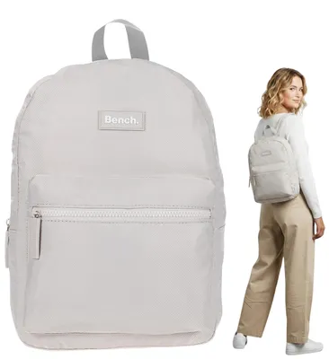 Produktbild von Rucksack Damen klein Freizeitrucksack Damenrucksack small Cityrucksack Handgepäck Reise Freizeit Tasche Bench Nova 64215 1600 Greige Sand Beige +Etui