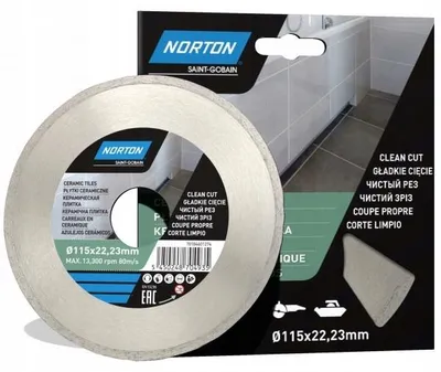 Produktbild von Norton Diamant-Trennscheibe 115mm 22,23mm Schnitt