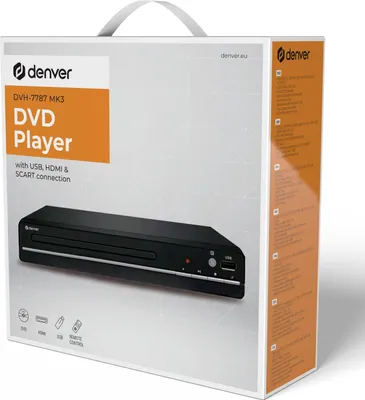 Zdjęcie produktu dla Denver DVH-7787MK3, Full HD, NTSC, PAL, 1920 x 1080 (HD 1080), 1080p, 4:3, 16:9, Dolby Digital