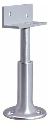 Productafbeelding van Scheidingswandsteun, in hoogte verstelbaar, van 100-120 mm, aluminium, kleur: naturel