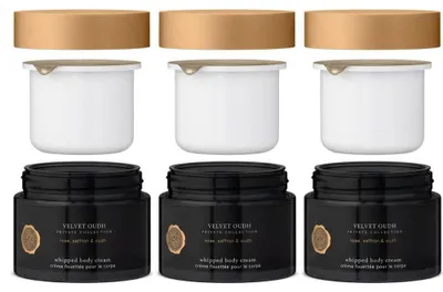 Produktbild von Rituals Velvet Oudh Refill Body Cream 3er Set