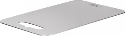 Produktbild von Lixada Outdoor-Schneidebrett, Camping-verdicktes Schneidebrett, doppelseitiges Schneidebrett, Edelstahl-Schneidebrett, 25 x 36 x 2 mm