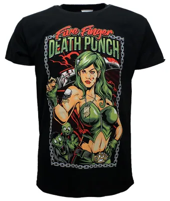 Produktbild von Five Finger Death Punch Assassin T-Shirt Schwarz – Offizielles Merchandise - XL