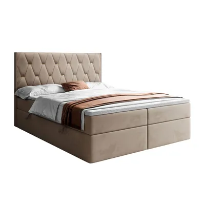 Produktbild von Kontinentalbett IZOLDA mit Bettkasten, 140x200 cm, Royal Velvet 176