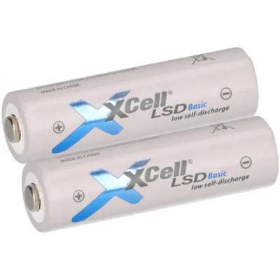 Produktbild von 2x XCell Mignon AA Akku LSD Basic Ni-MH 1,2V 2100mAh