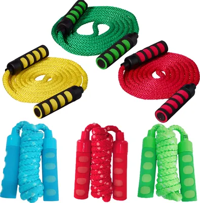 Produktbild von Best Sporting Springseil mit Softgriffen, 200 oder 400 cm, gelb, blau, grün oder rot