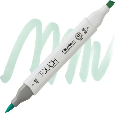 Immagine prodotto di Marcatore alcolico bifacciale TOUCH Brush & Chisel, BG179 Aqua mint