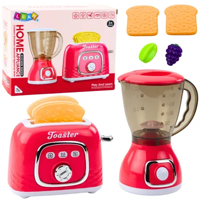Obrázok produktu pre Súprava kuchynských spotrebičov Hriankovač Blender Znie ružovo