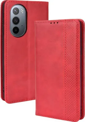 Produktbild von Mobigear Sensation  Motorola Edge X30 Hülle Klapphülle Geldbörse - Rot