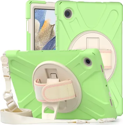Produktbild von Tasche für Samsung Tab A 8.0" mit Ständer und Schultergurt Grün