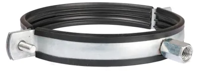 Zdjęcie produktu dla Stalowa obejma do rur z wkładką tłumiącą hałas, CasaFix, średnica 315 mm
