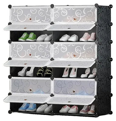 Productafbeelding van Schoenenkast, modern design, eenvoudige montage, zwart