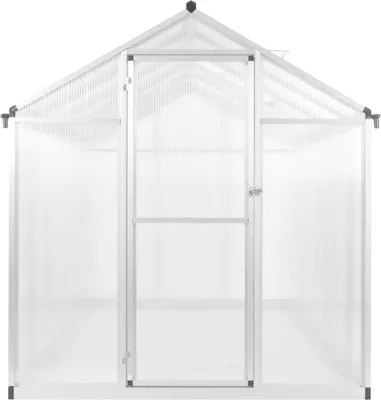 Produktbild von vidaXL Gewächshaus Aluminium 302x190x195 cm 11,19 m³