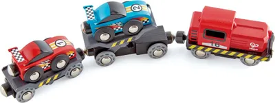 Zdjęcie produktu dla Hape RACE CAR TRANSPORTER, Pociąg, 3 lat(a), Drewno, Wielobarwny